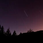 Night sky, Santa Cruz, Monterey Bay, California